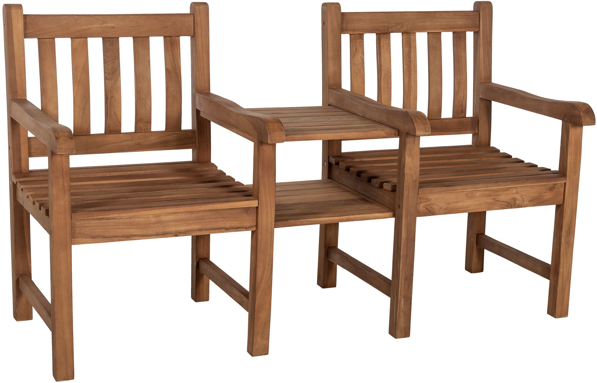 Lavica Lior so stolom - teak