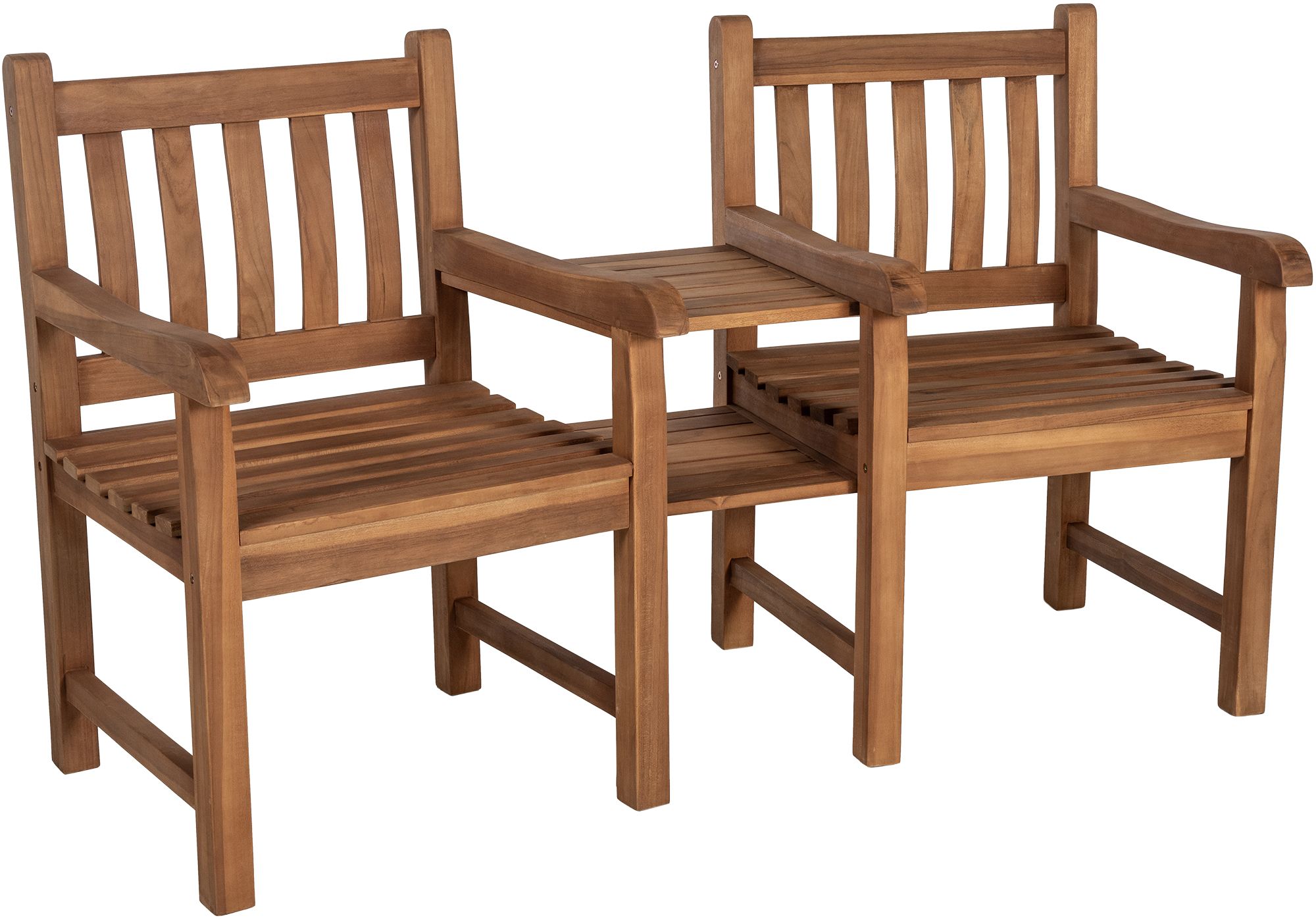 Lavica Briony so stolom - teak