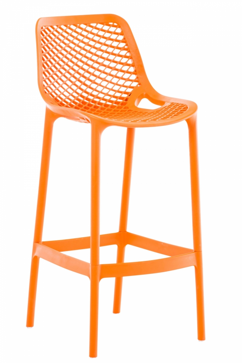 Plastová barová stolička Air - Oranžová