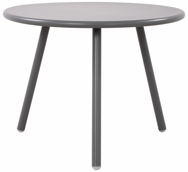 Konferenčný stolík Minot - v45 x Ø60 cm - Tmavo sivá