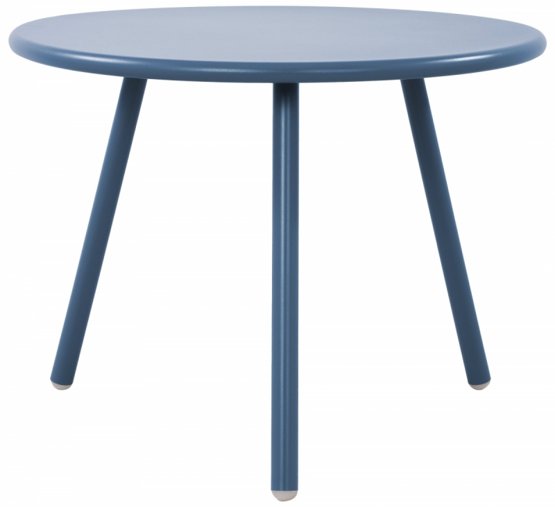 Konferenčný stolík Minot - v45 x Ø60 cm - Modrá