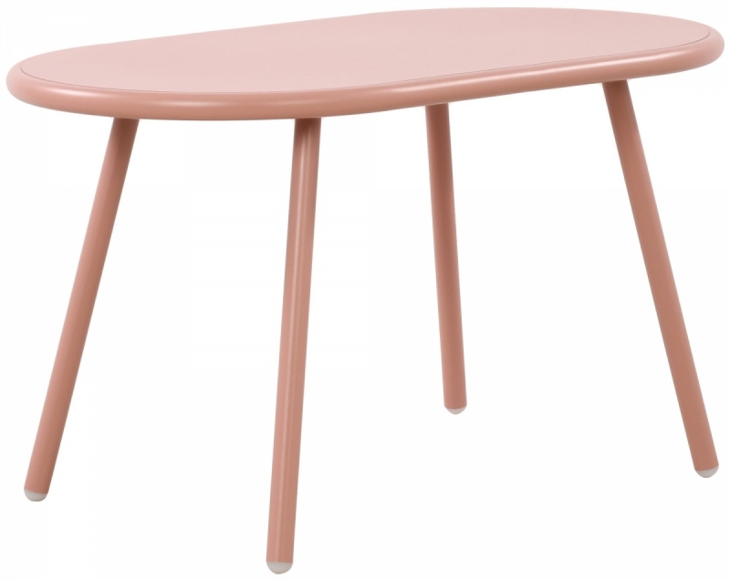 Konferenčný stolík Velva - v45 x 80 x 45 cm - Ružová