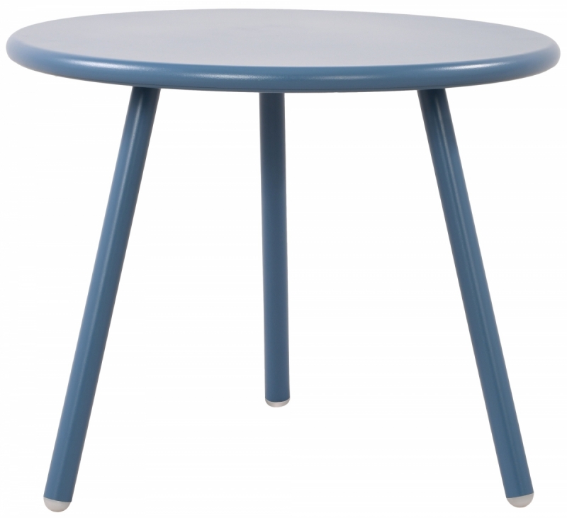 Konferenčný stolík Berea - v40 x Ø50 cm - Modrá