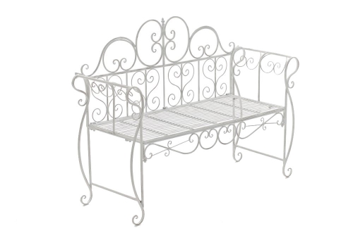 Záhradná lavička GS11173499 - Biela antik