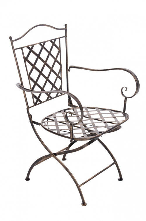Kovová stolička GS13435592 - Bronzová