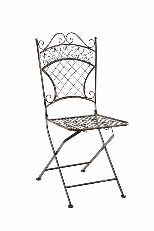 Kovová skladacia stolička GS11968835 - Bronzová