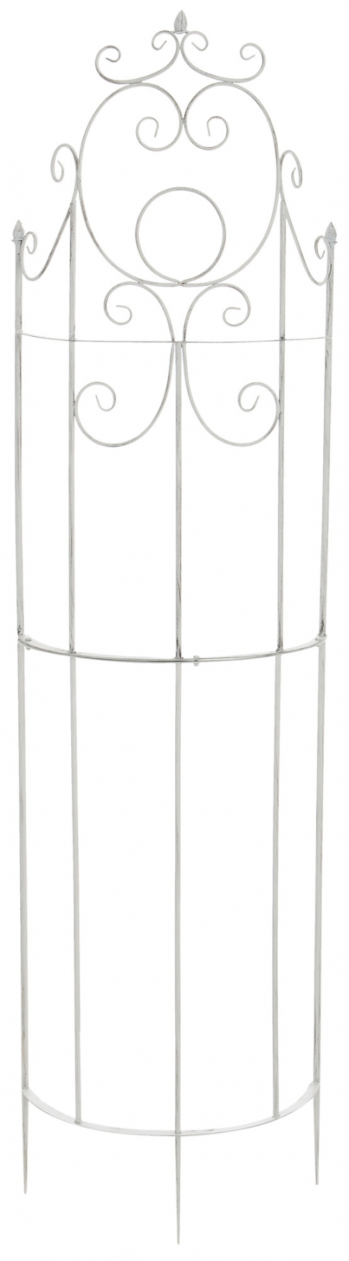 Mriežka na ruže GS22699 - 200 x 52,5 x 23 cm - Biela antik