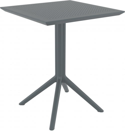 Skladací stôl Sky square - tmavošedá