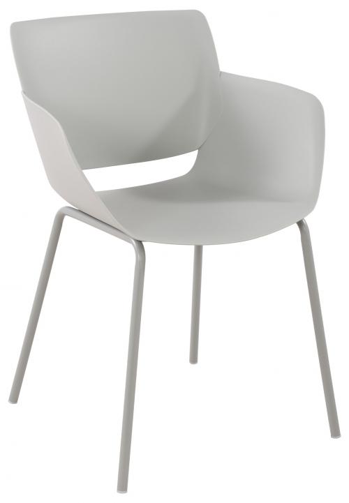 Stolička Alpena - svetlo šedá