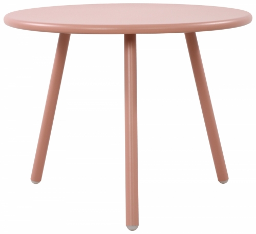Konferenčný stolík Minot - v45 x Ø60 cm - Ružová