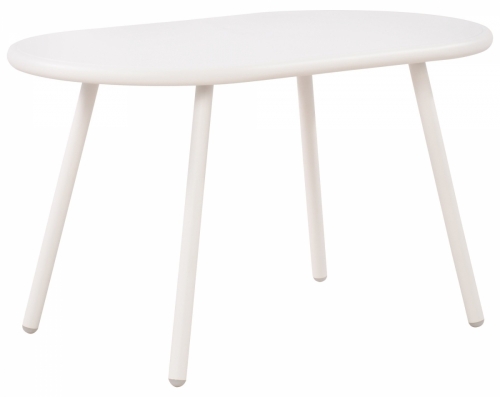 Konferenčný stolík Velva - v45 x 80 x 45 cm - Biela