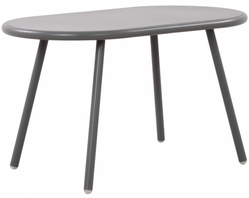 Konferenčný stolík Velva - v45 x 80 x 45 cm - Tmavo sivá