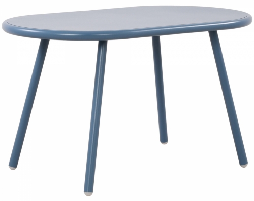 Konferenčný stolík Velva - v45 x 80 x 45 cm - Modrá