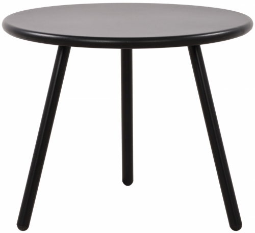 Konferenčný stolík Berea - v40 x Ø50 cm - Čierna