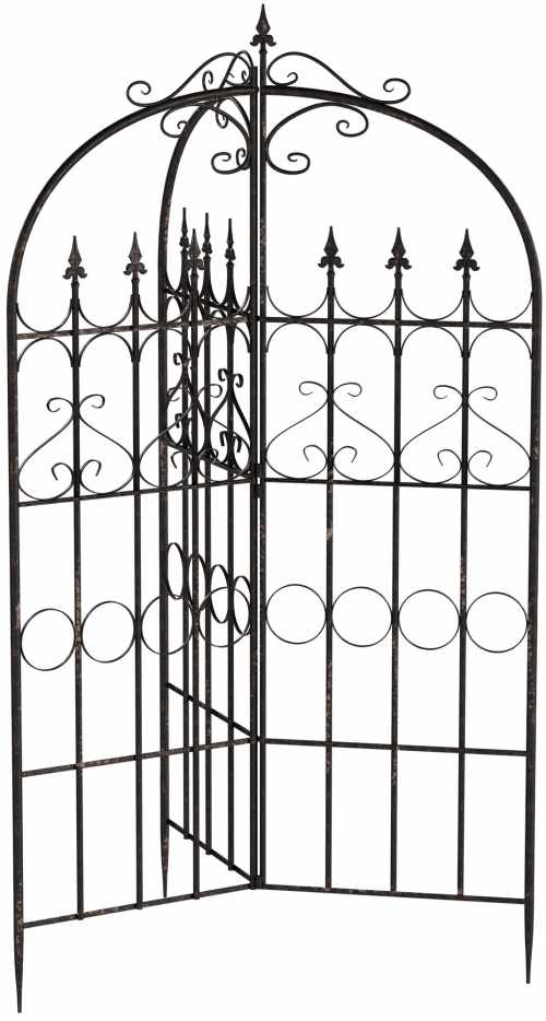 Mriežka na popínavé rastliny Flowton - bronz