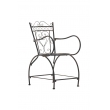 Kovová stolička Sheela s područkami - Bronzová