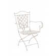 Kovová stolička GS13435592 - Krémová antik