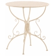 Kovový stôl GS13436802 - Krémová antik
