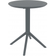 Skladací stôl Sky round - tmavosivá