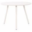 Konferenčný stolík Minot - v45 x Ø60 cm - Biela