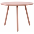 Konferenčný stolík Minot - v45 x Ø60 cm - Ružová