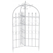 Mriežka na popínavé rastliny Flowton - starožitná biela