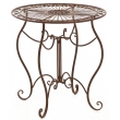 Kovový stôl GS11174635 - Hnedá antik