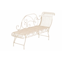 Záhradná lavička GS11177499 - Krémová antik