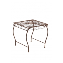 Kovový stôl GS3438892 - Hnedá antik