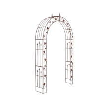 Oblúk na ruže Emma - Hnedá antik