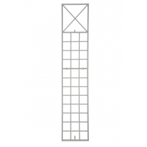 Mriežka na popínavé rastliny Trigo - 198 x 40 cm - Biela