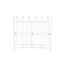 Mriežka na popínavé rastliny Mangold - 115 x 125 cm - Biela antik