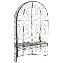 Oblúk na ruže Rosie s lavičkami - Bronzová