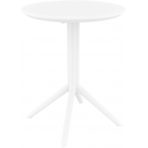Skladací stôl Sky round - biela