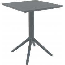 Skladací stôl Sky square - tmavošedá