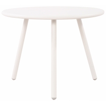 Konferenčný stolík Minot - v45 x Ø60 cm - Biela