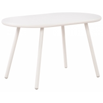 Konferenčný stolík Velva - v45 x 80 x 45 cm - Biela