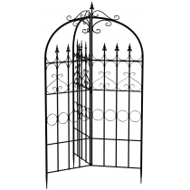 Mriežka na popínavé rastliny Flowton - čierna