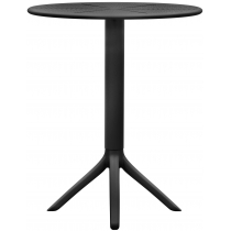 Okrúhly stôl Lacota 60 cm - čierna