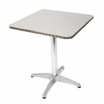 Hlinikový bistro stôl 11356, štvorec - v70 x 60 x 60 cm