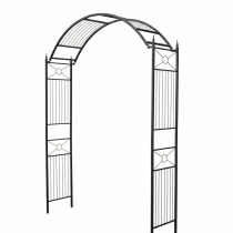Oblúk na ruže Flexi s nastaviteľnou šírkou - Čierna